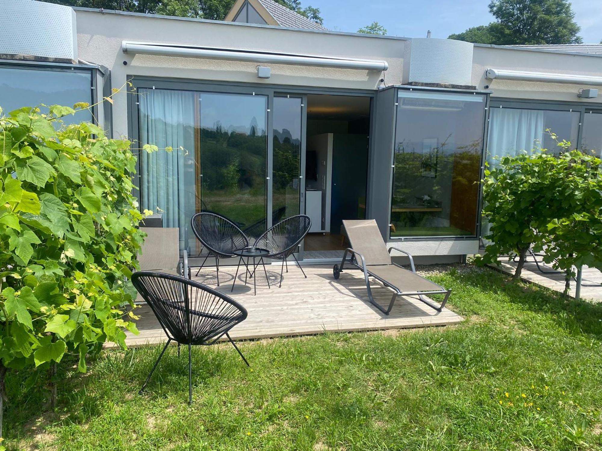 *Brandnew* Modernes Apartment In Den Weinbergen Mit Pool Und Sauna Spielfeld Kültér fotó